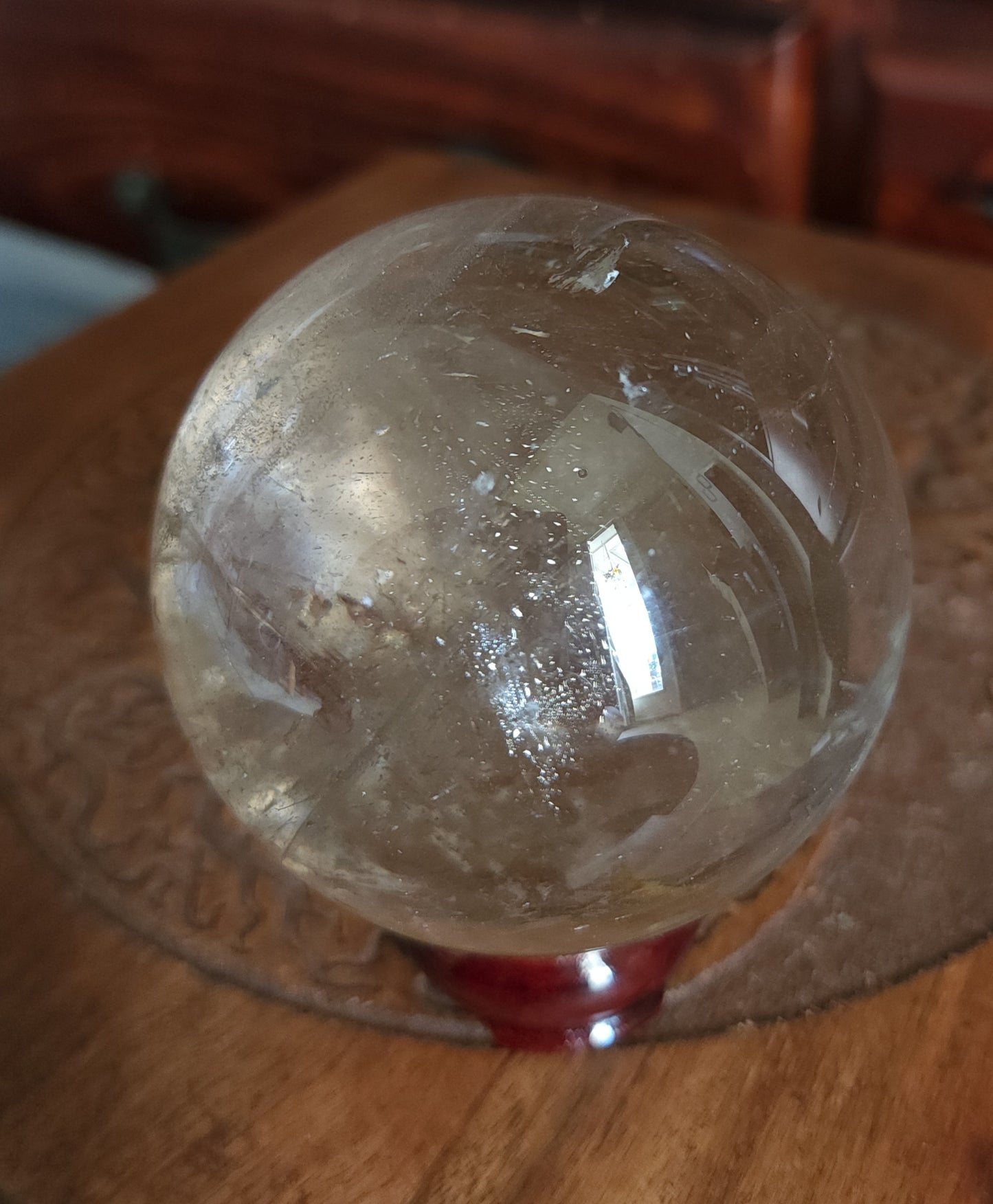 Light Smoky Quartz Sphere 8 cm