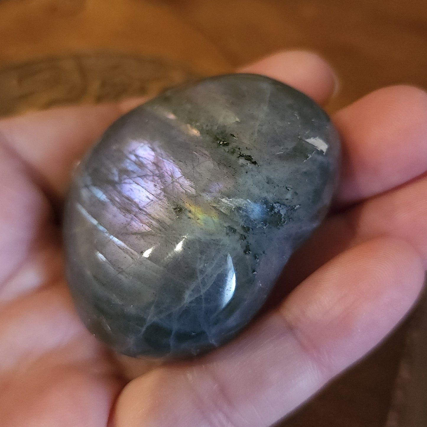 Labradorite Heart