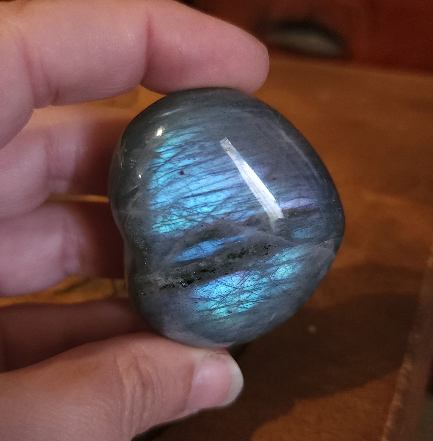 Labradorite Heart
