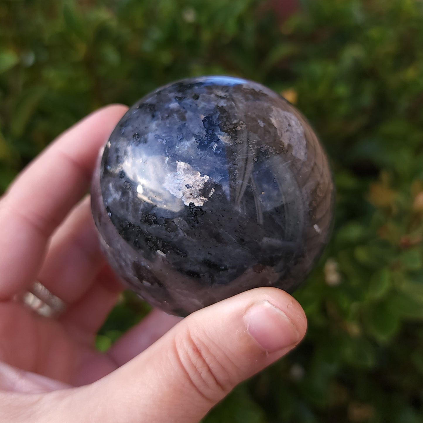 Larvikite Sphere 6.5cm