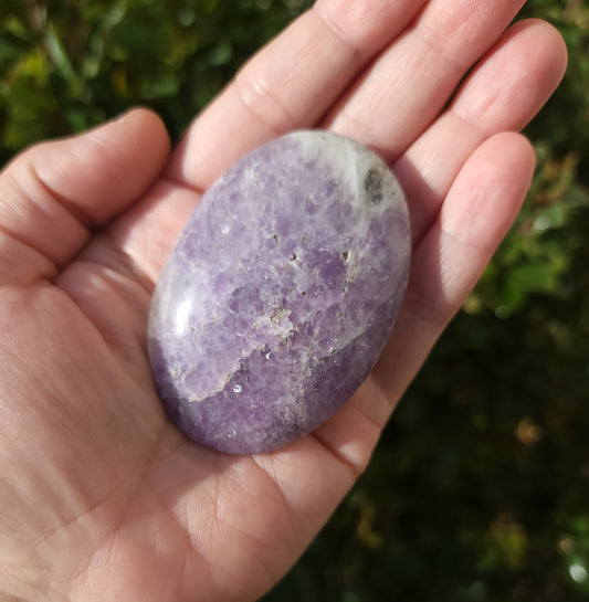 Lepidolite Palmstone