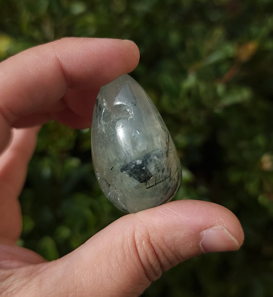 Prehnite with Epidote Tumble