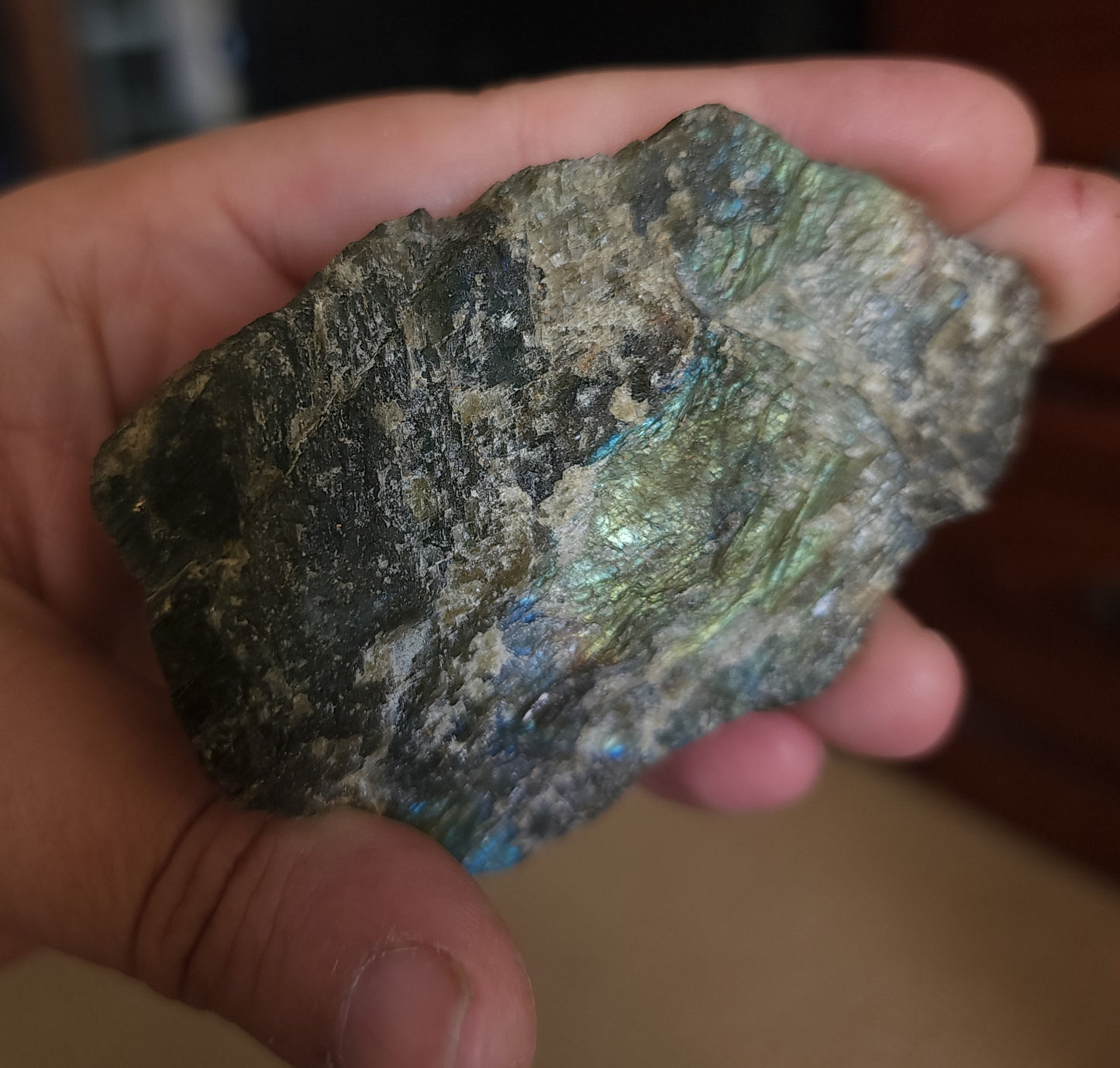 Part Polished Raw Labradorite