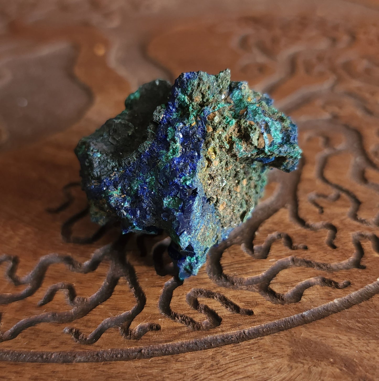 Azurite with Malachite Specimen