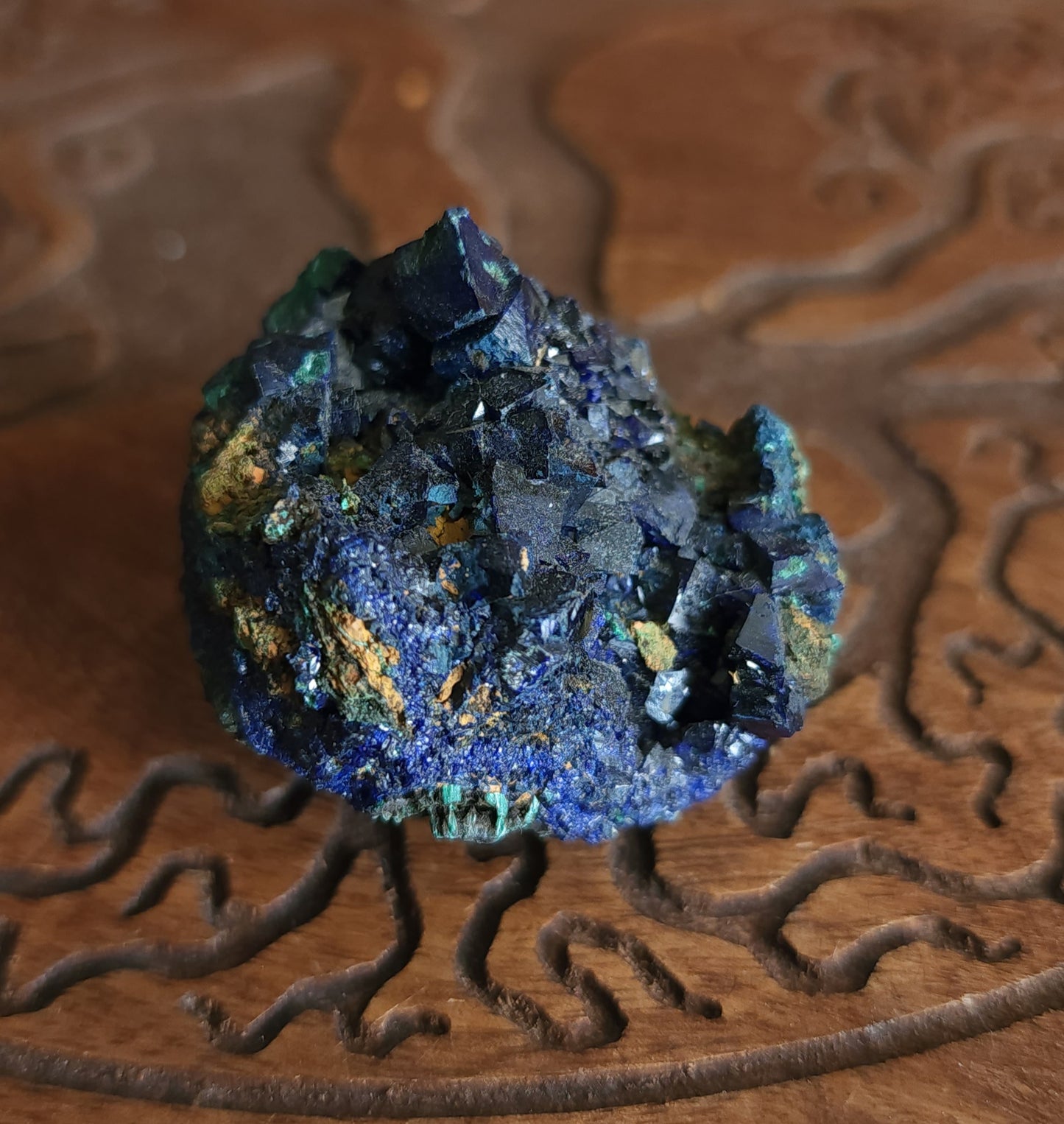 Azurite with Malachite Specimen