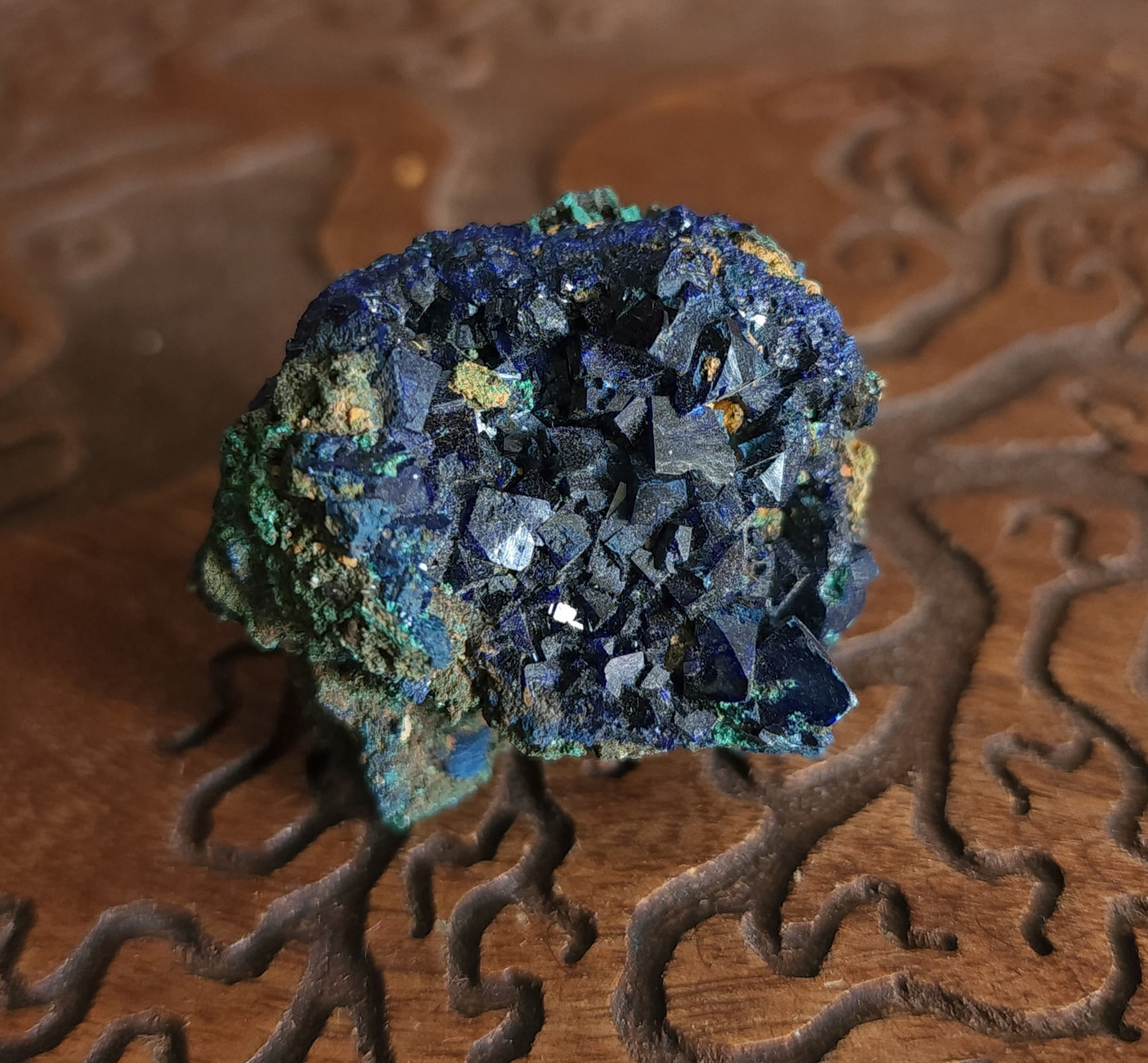 Azurite with Malachite Specimen