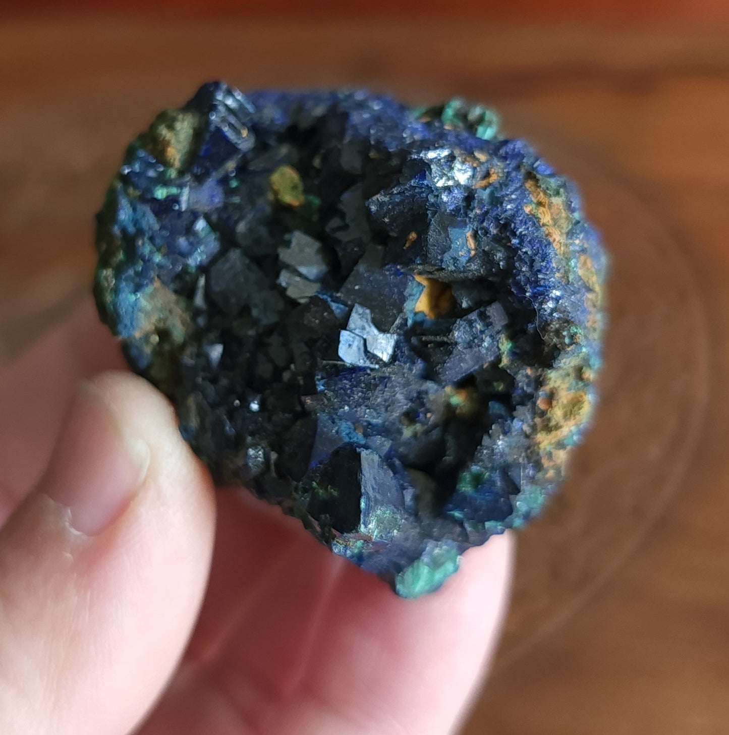 Azurite with Malachite Specimen