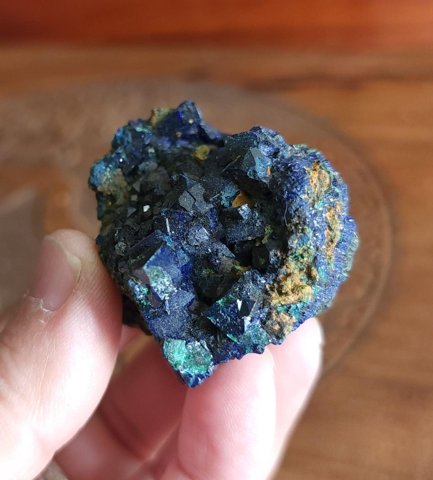 Azurite with Malachite Specimen