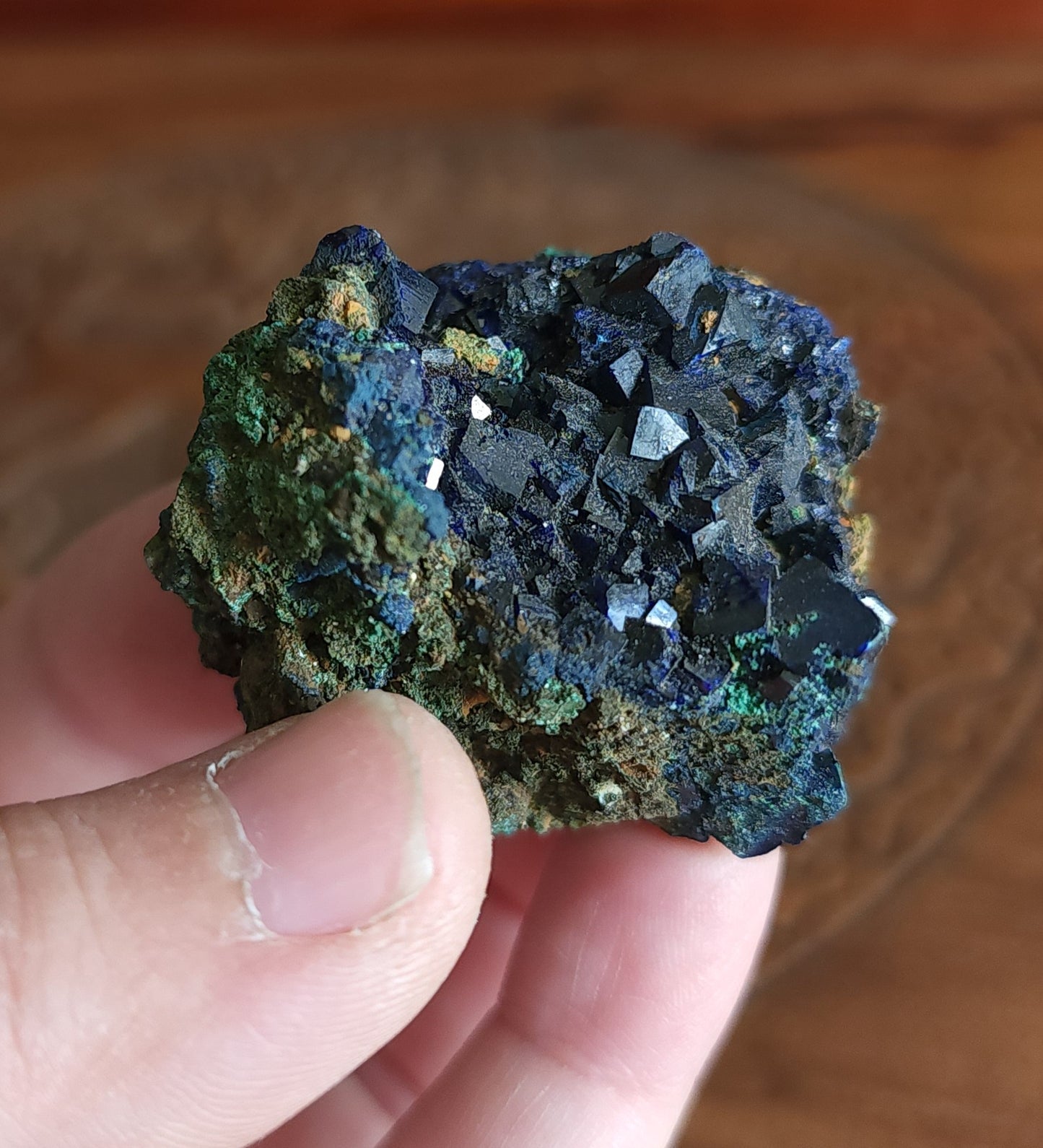 Azurite with Malachite Specimen