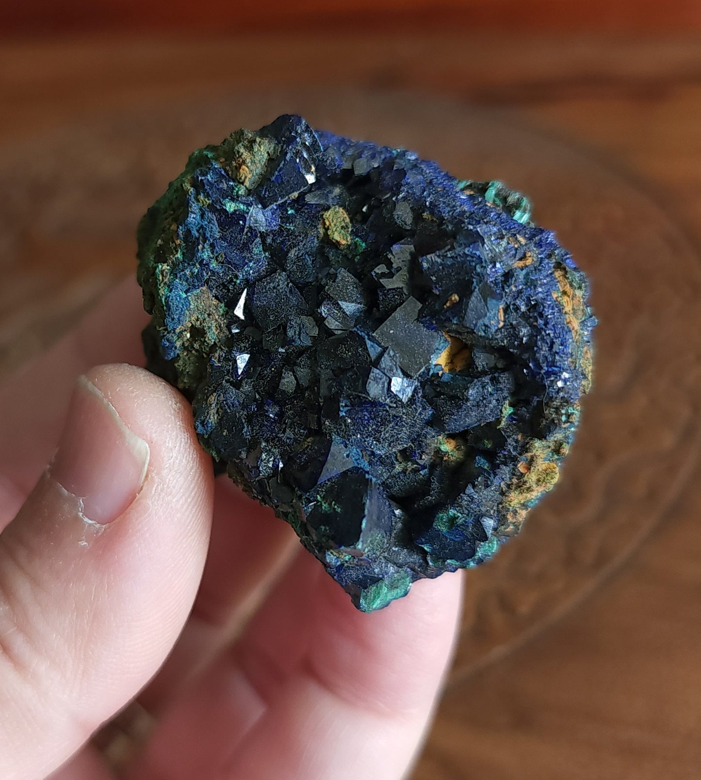 Azurite with Malachite Specimen