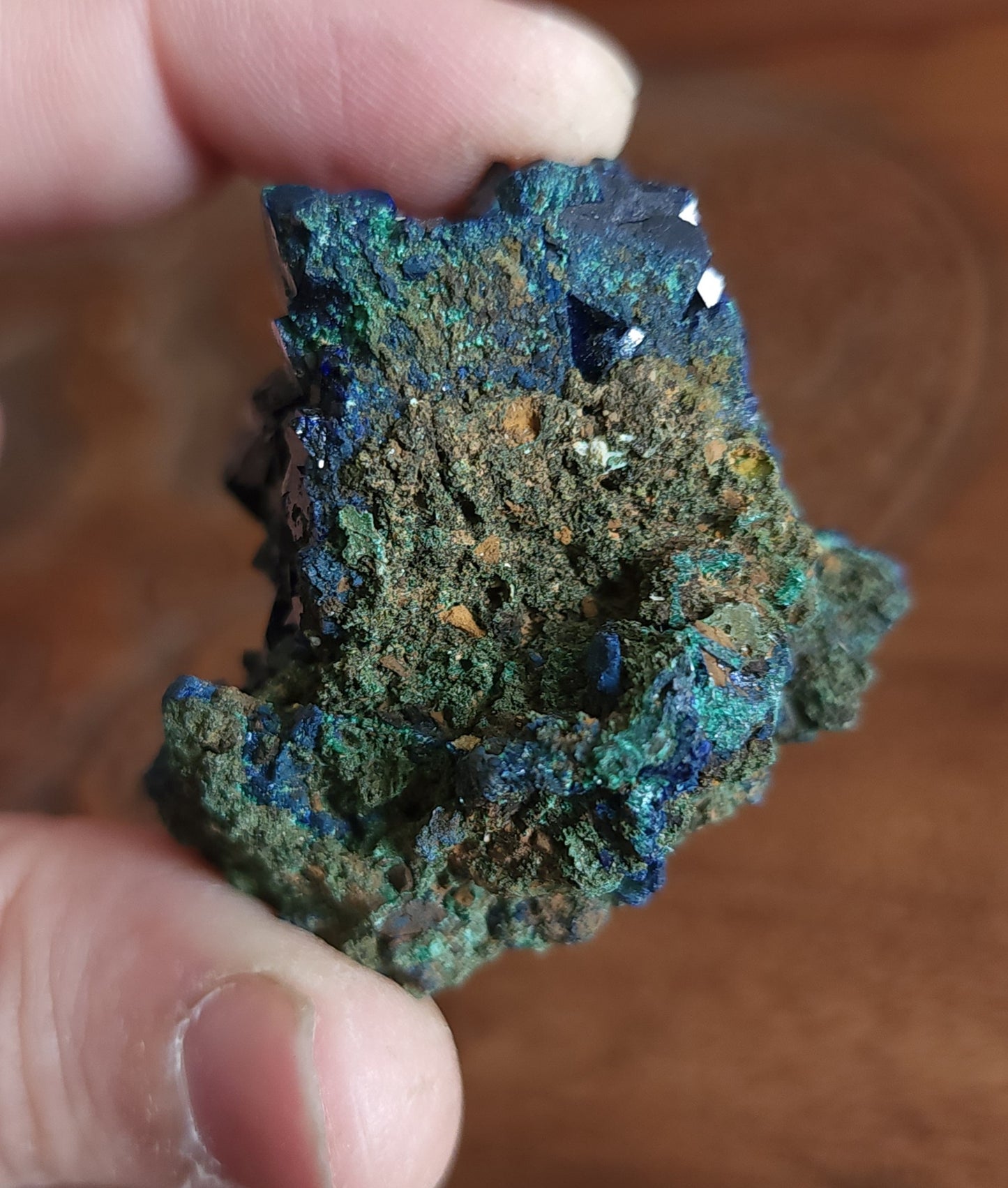 Azurite with Malachite Specimen