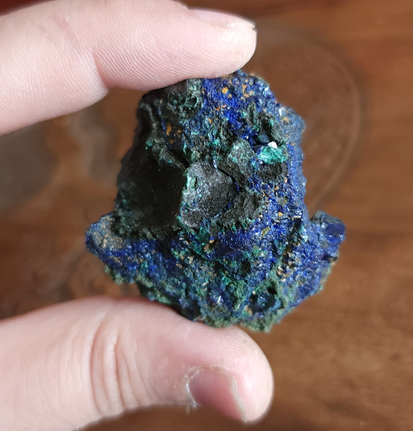 Azurite with Malachite Specimen