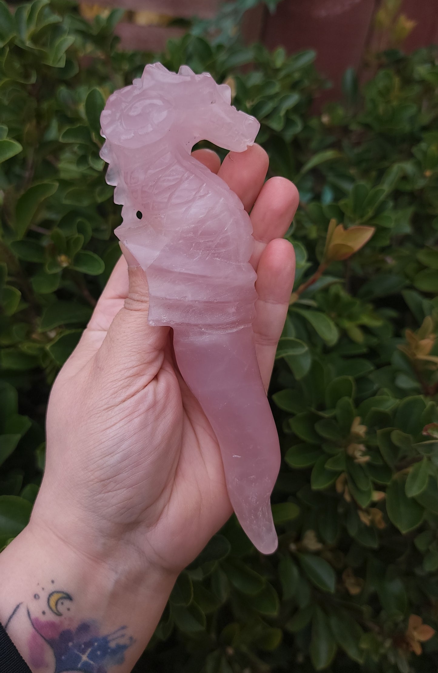 Dragon Wand - Rose Quartz
