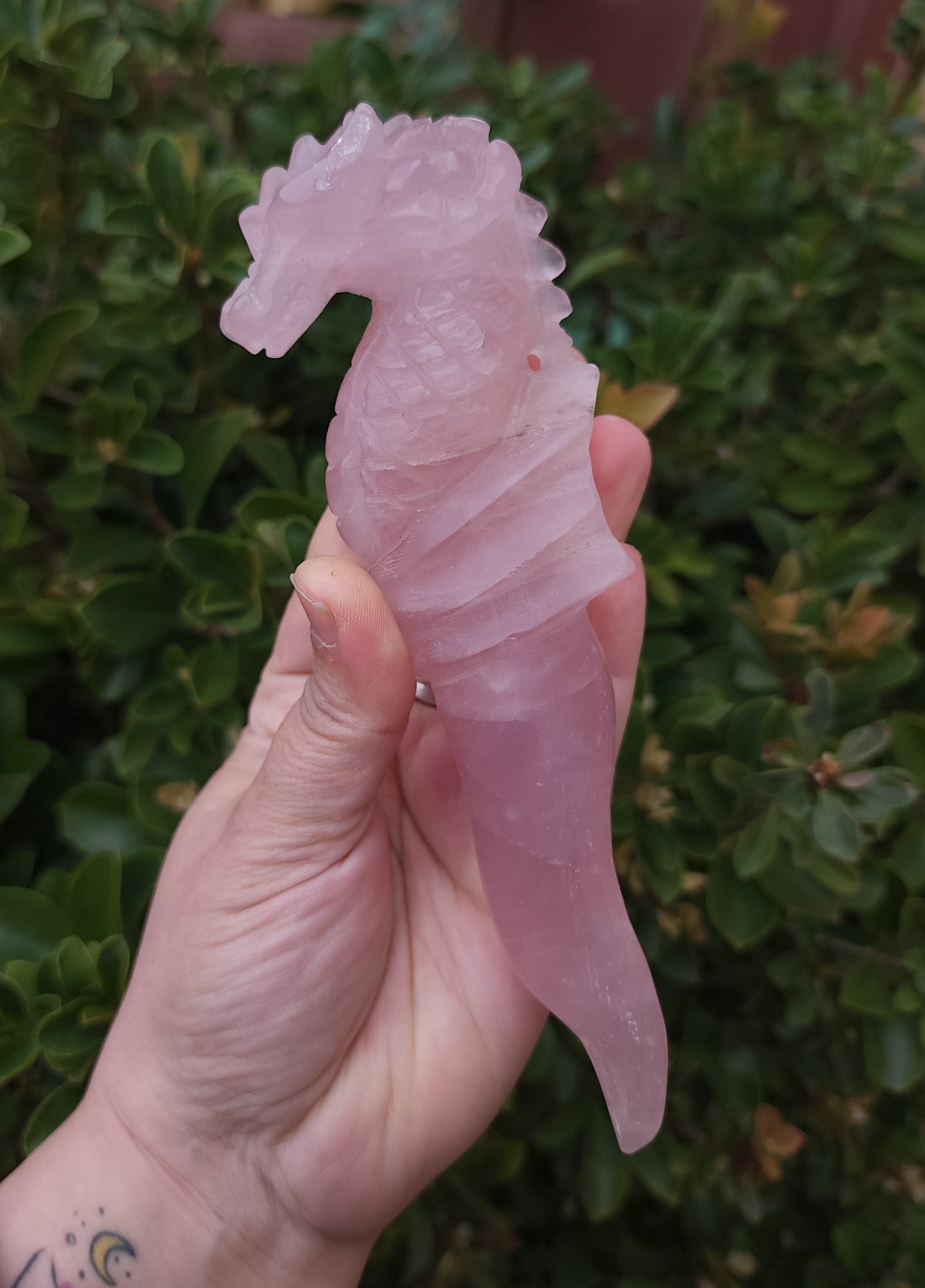 Dragon Wand - Rose Quartz
