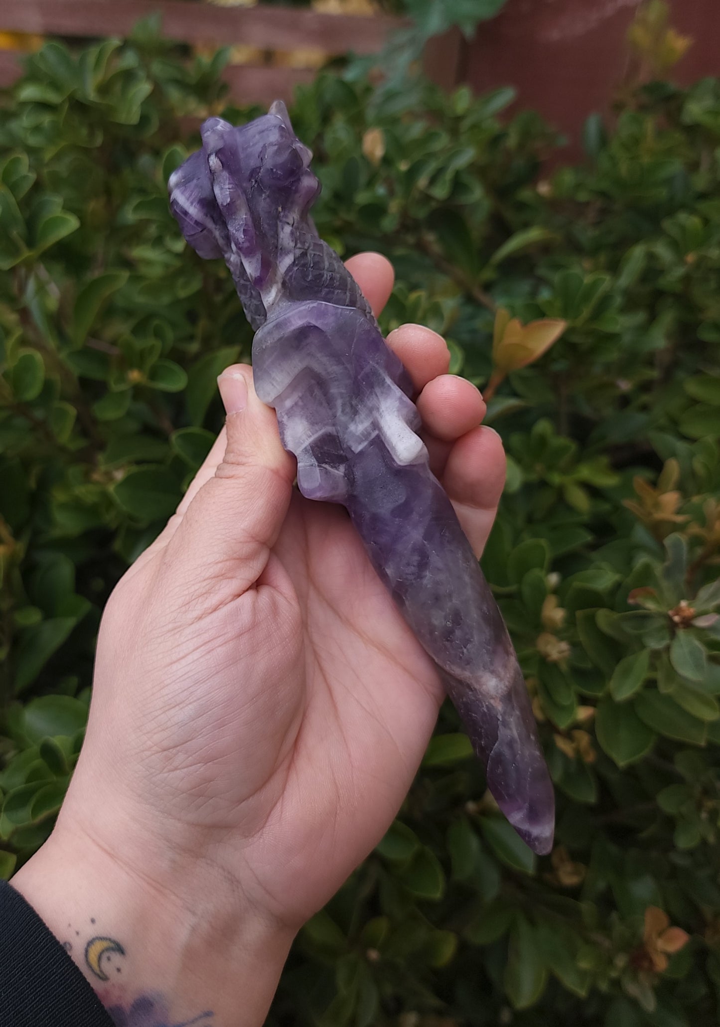 Dragon Wand - Chevron Amethyst