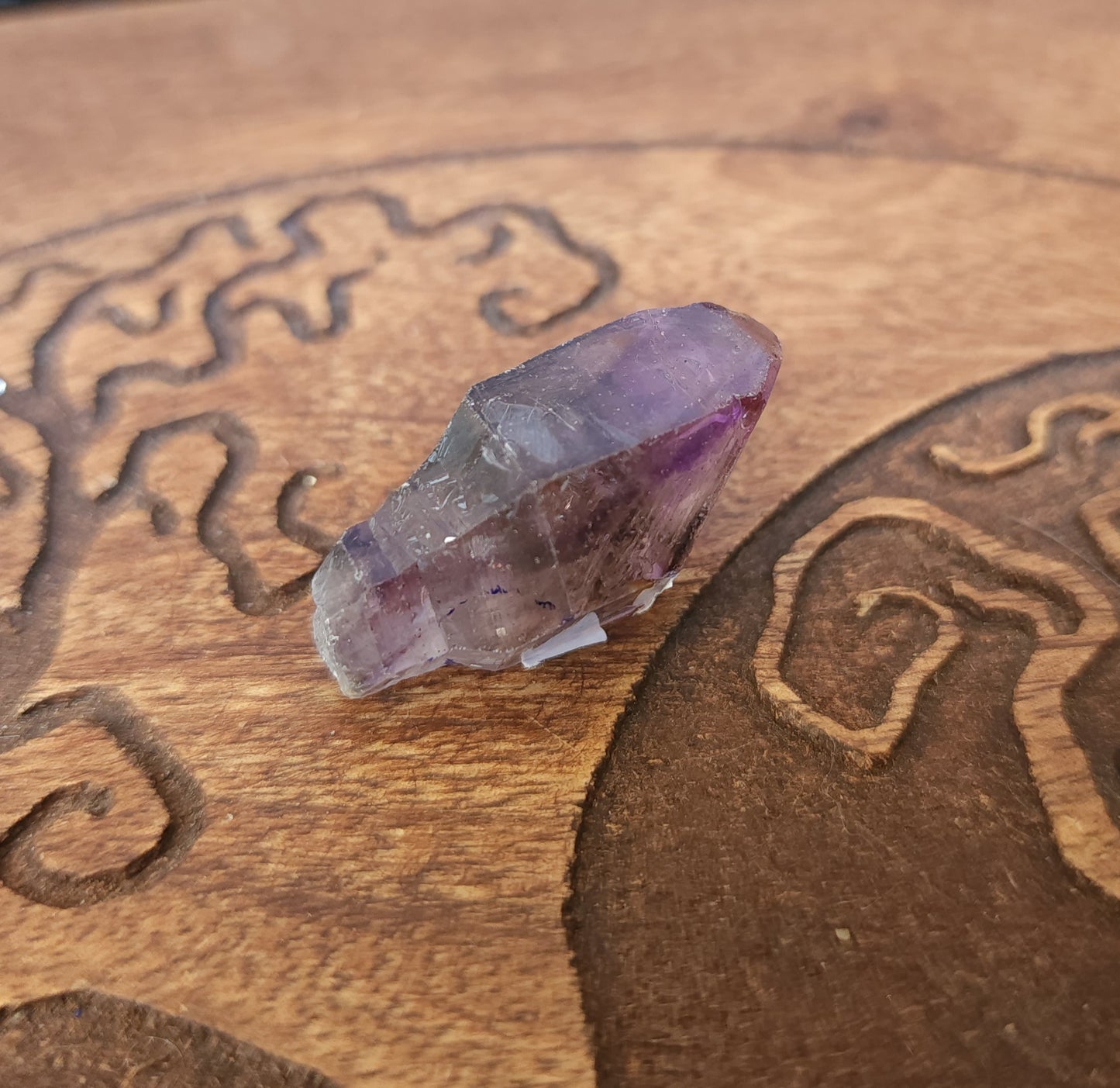 Smoky Amethyst Scepter Enhydro
