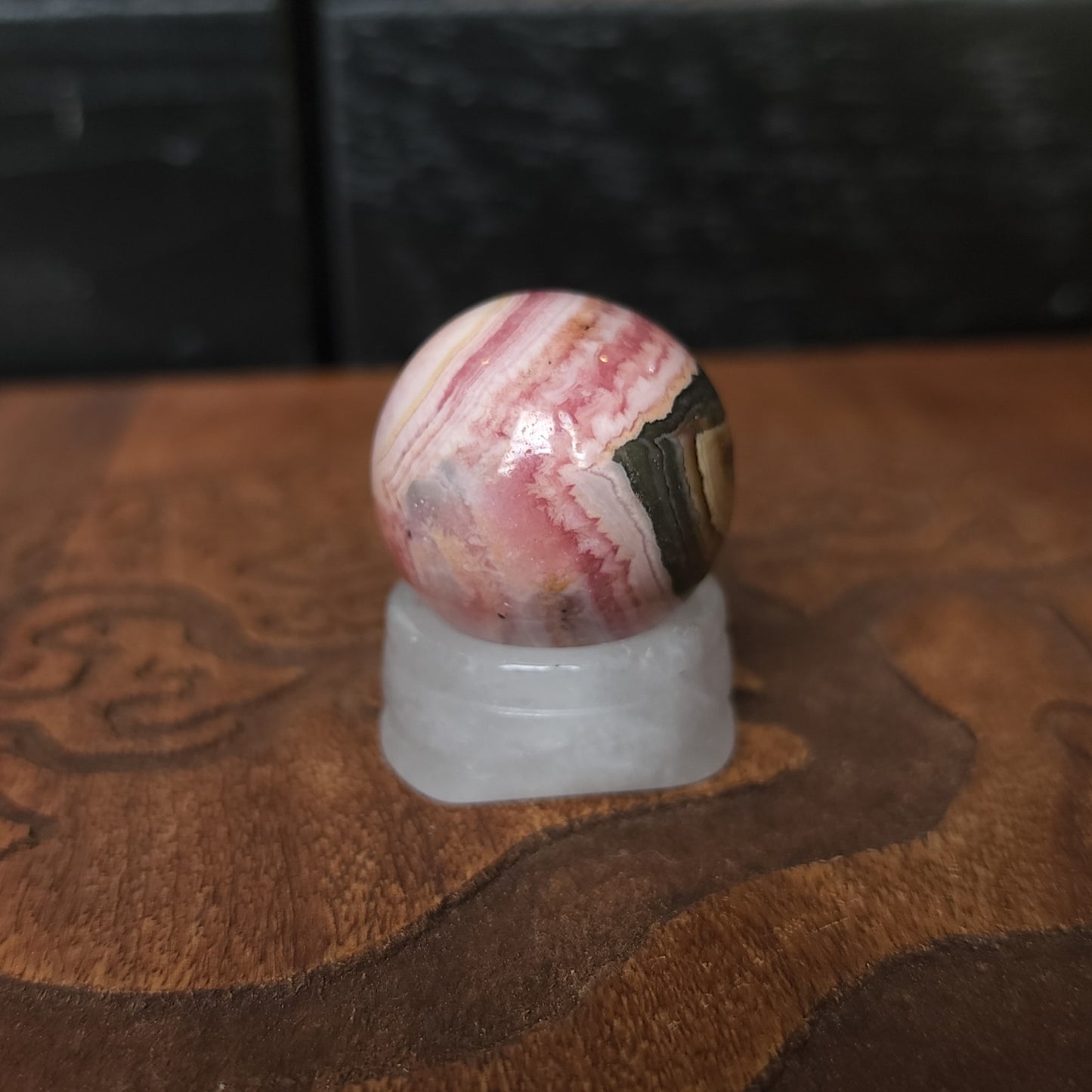 Clear Quartz Sphere Stand