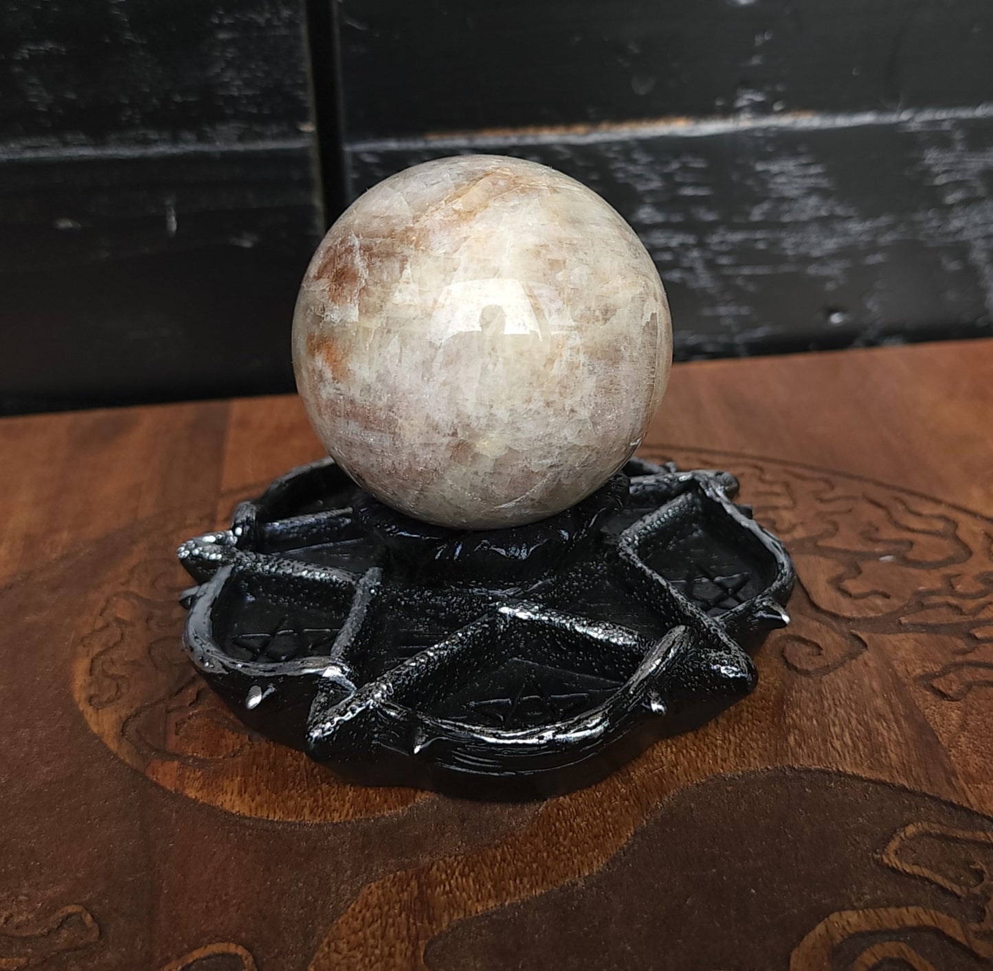 Floral Pentacle Sphere Stand