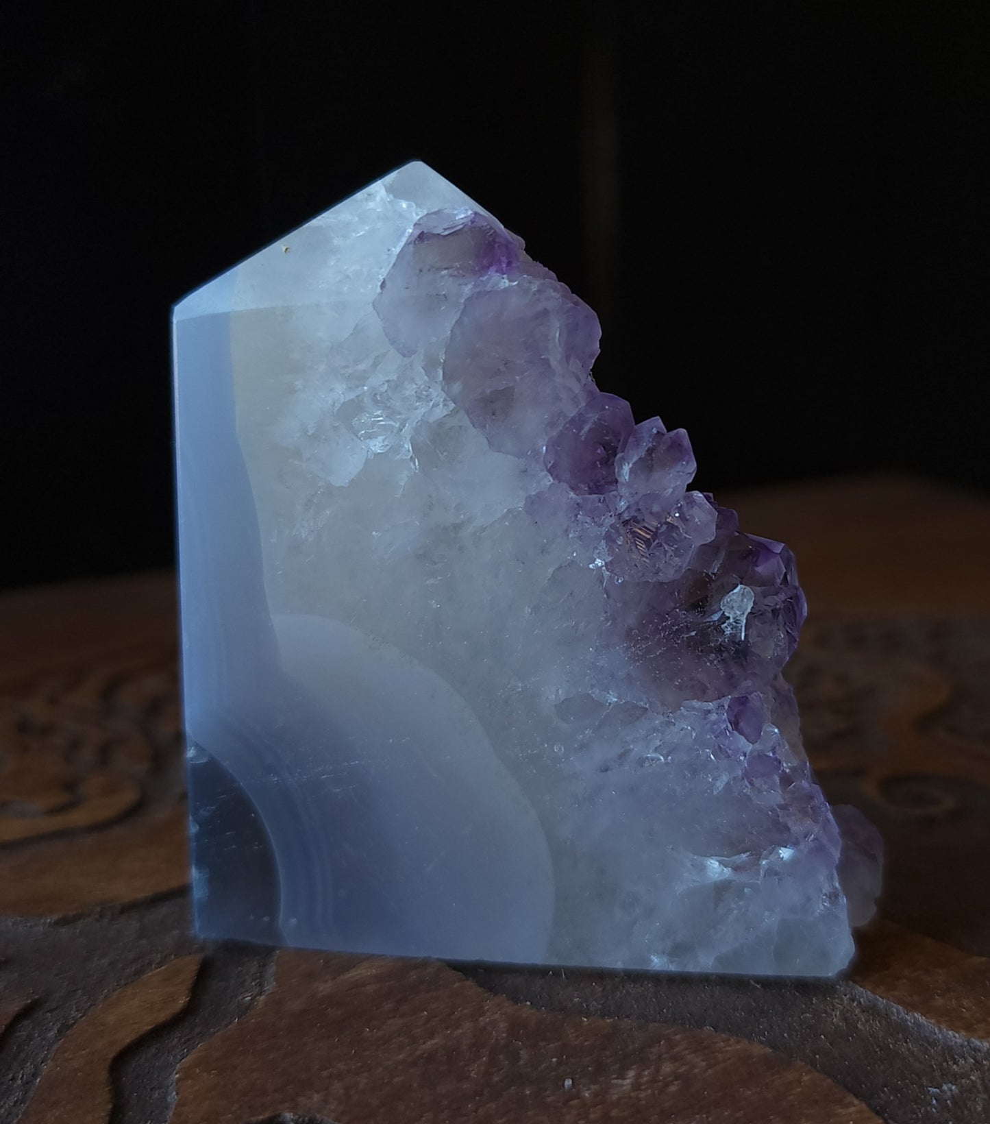 Amethyst Druzy Agate Point