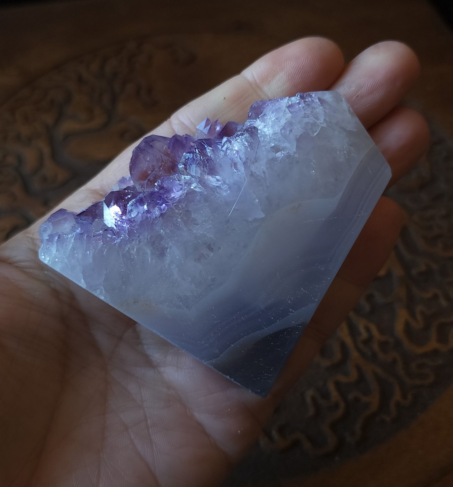 Amethyst Druzy Agate Point