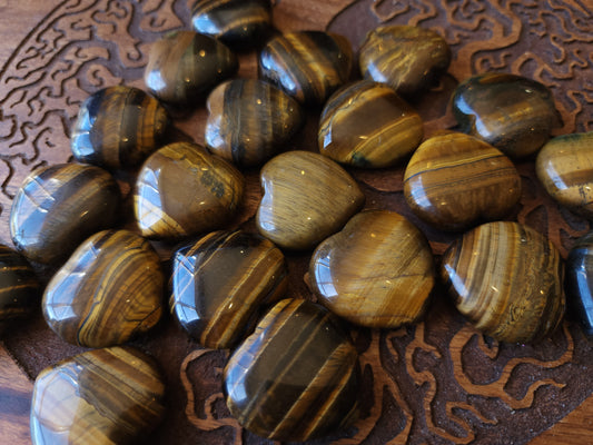 Tiger's Eye Heart