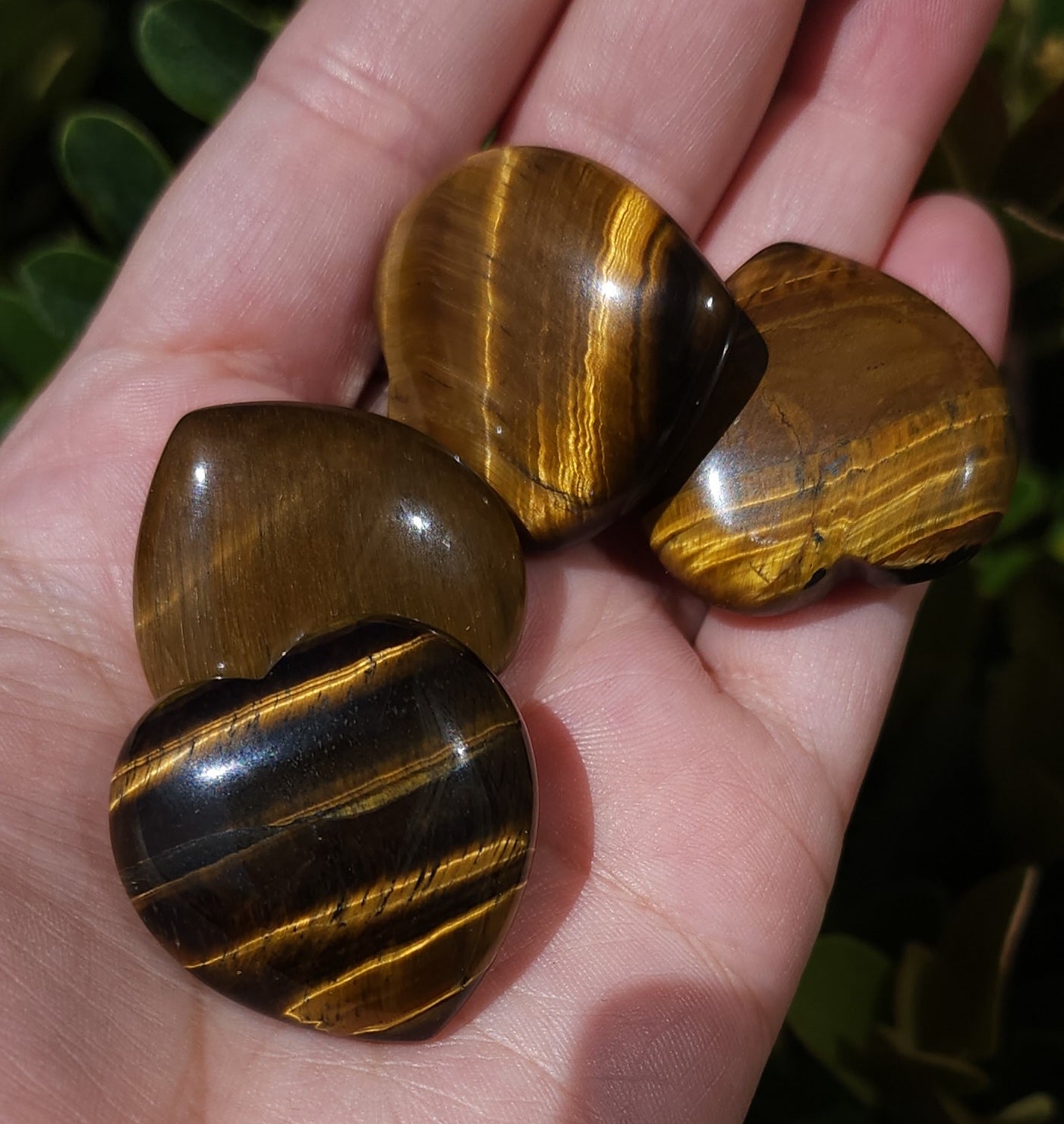 Tiger's Eye Heart
