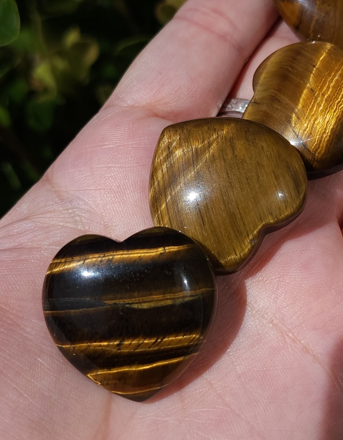 Tiger's Eye Heart