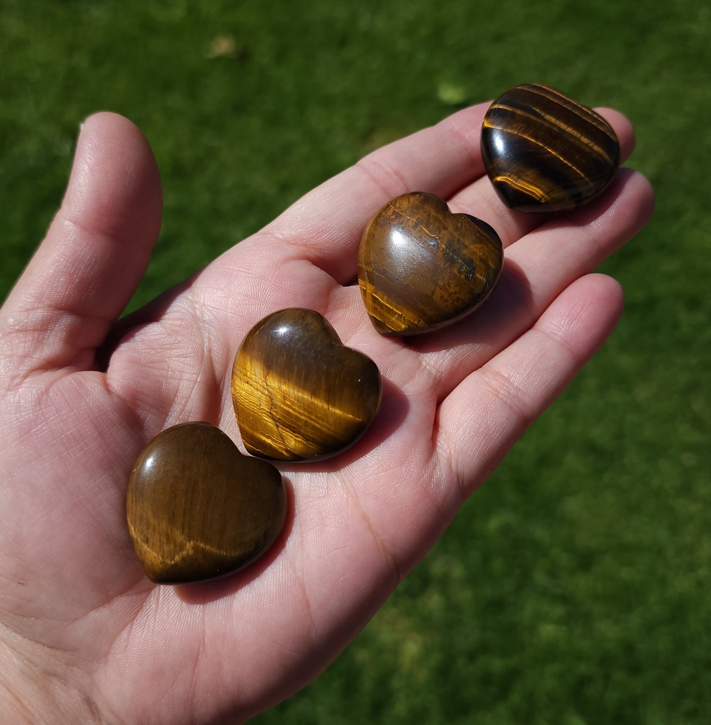 Tiger's Eye Heart