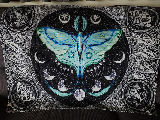 Luna Moth Tapestry - 96 x 76cm