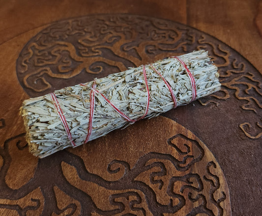 White and Blue Sage Smudge Stick