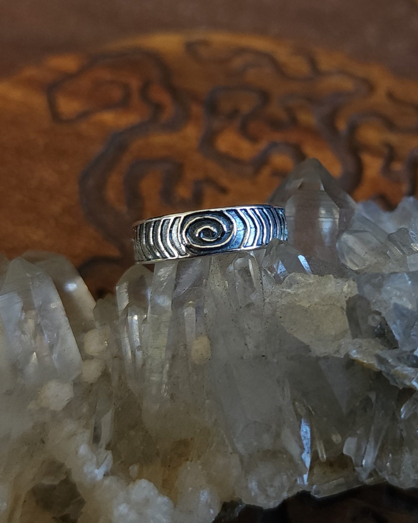 Sterling Silver Spiral Toe Ring