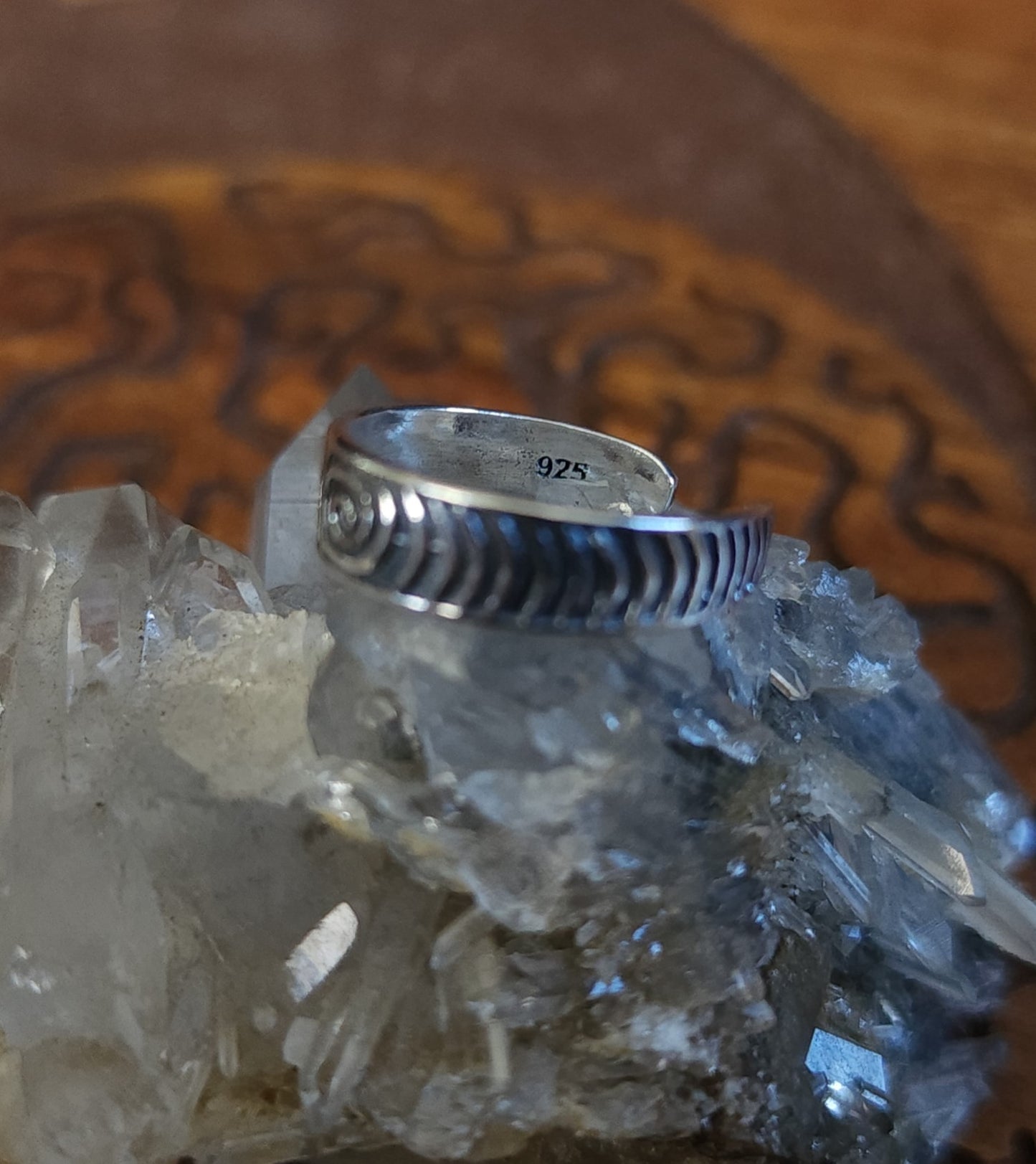 Sterling Silver Spiral Toe Ring
