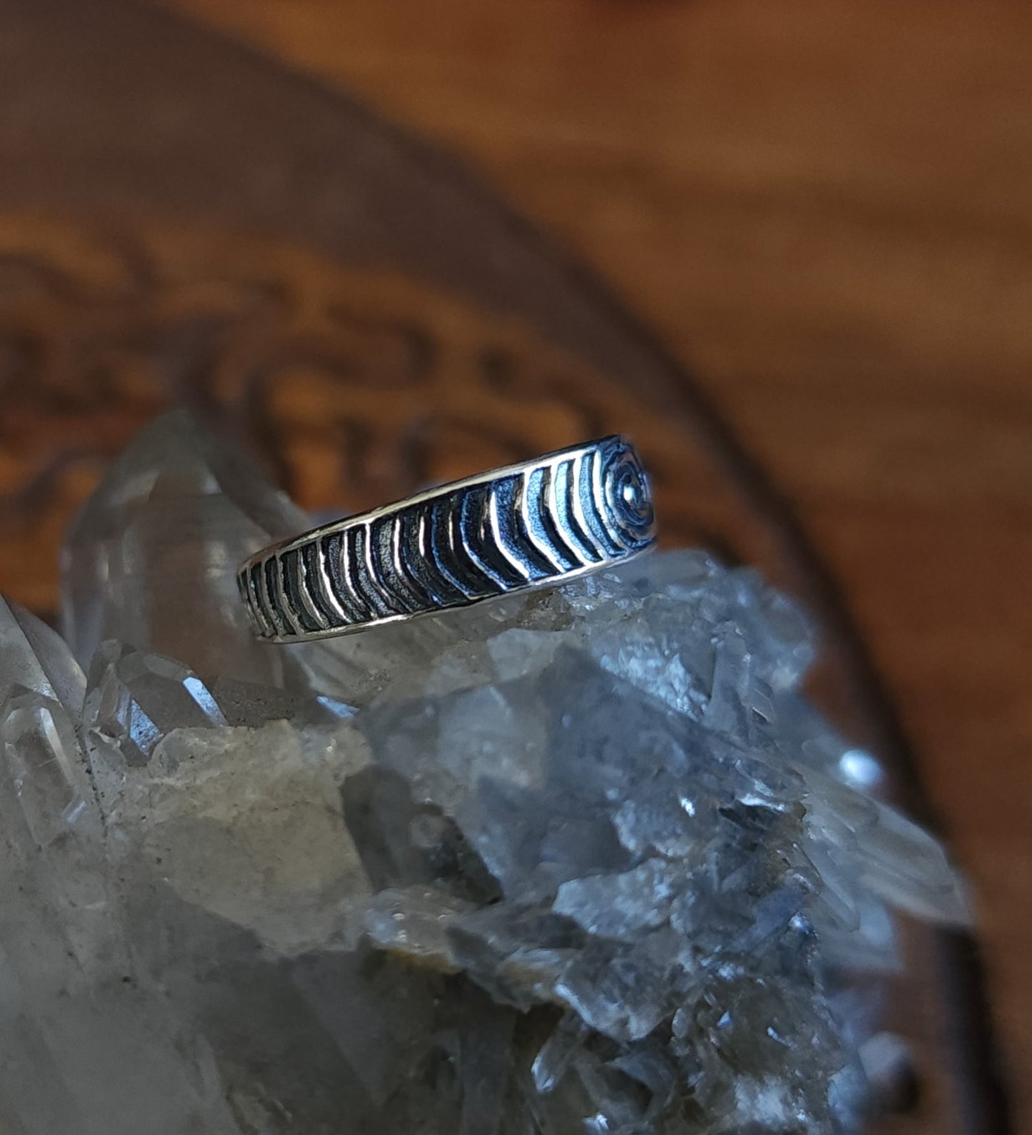 Sterling Silver Spiral Toe Ring