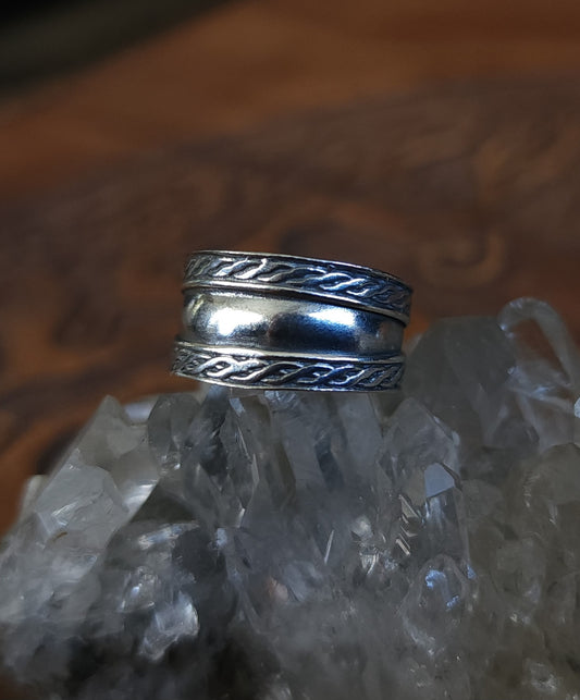 Sterling Silver Boho Toe Ring