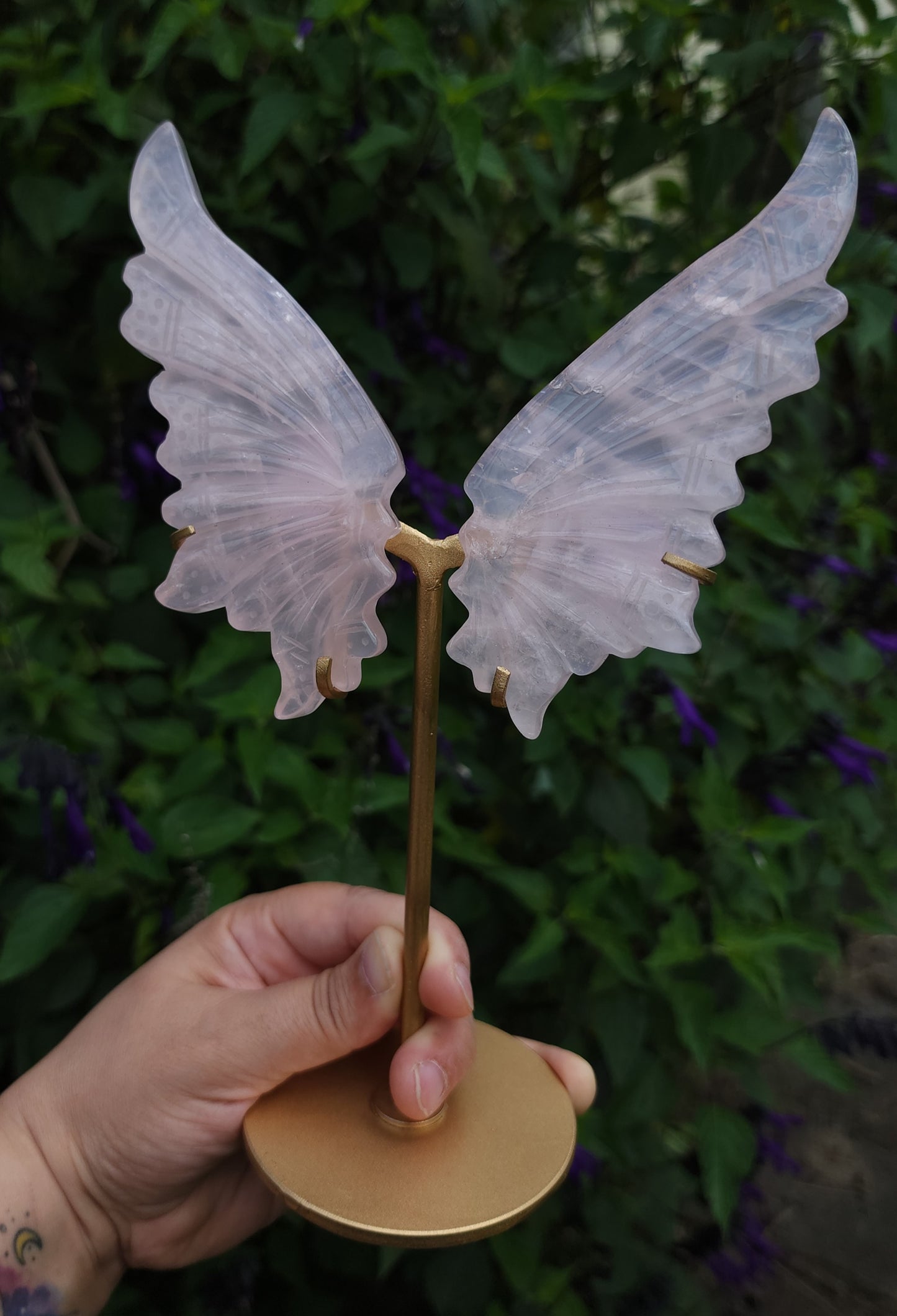 Rose Quartz Fairy Wings