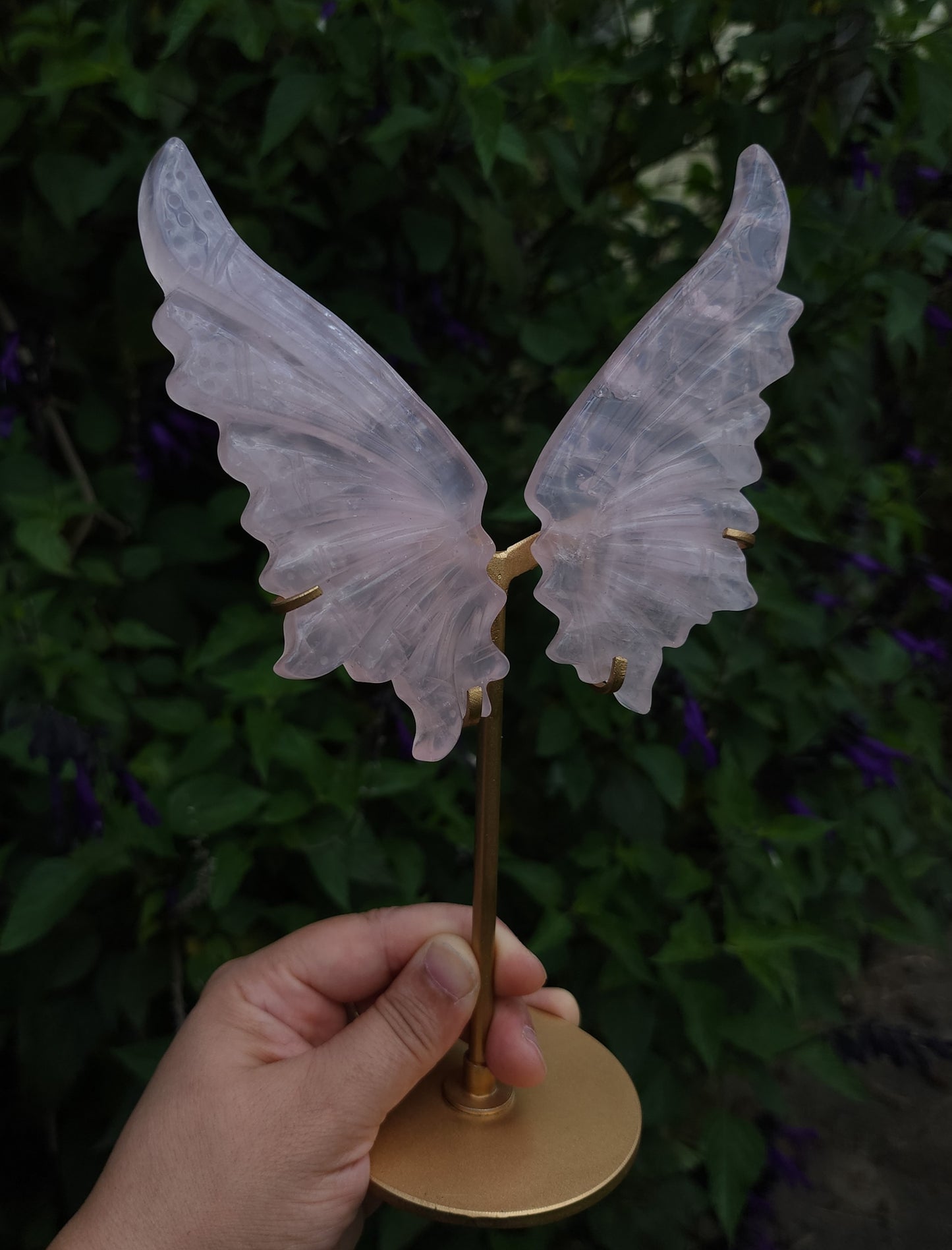 Rose Quartz Fairy Wings