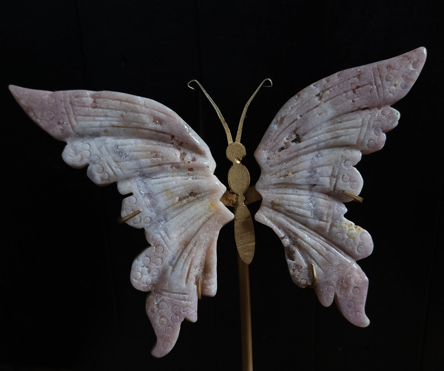 Pink Amethyst Butterfly Wings