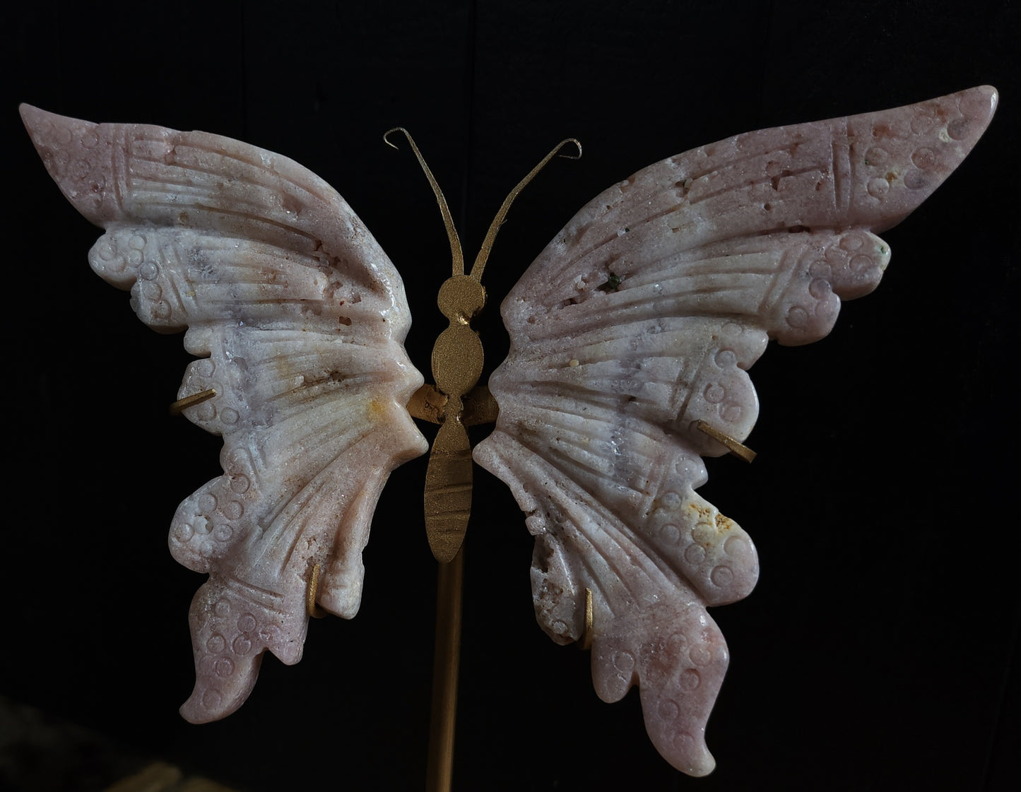 Pink Amethyst Butterfly Wings