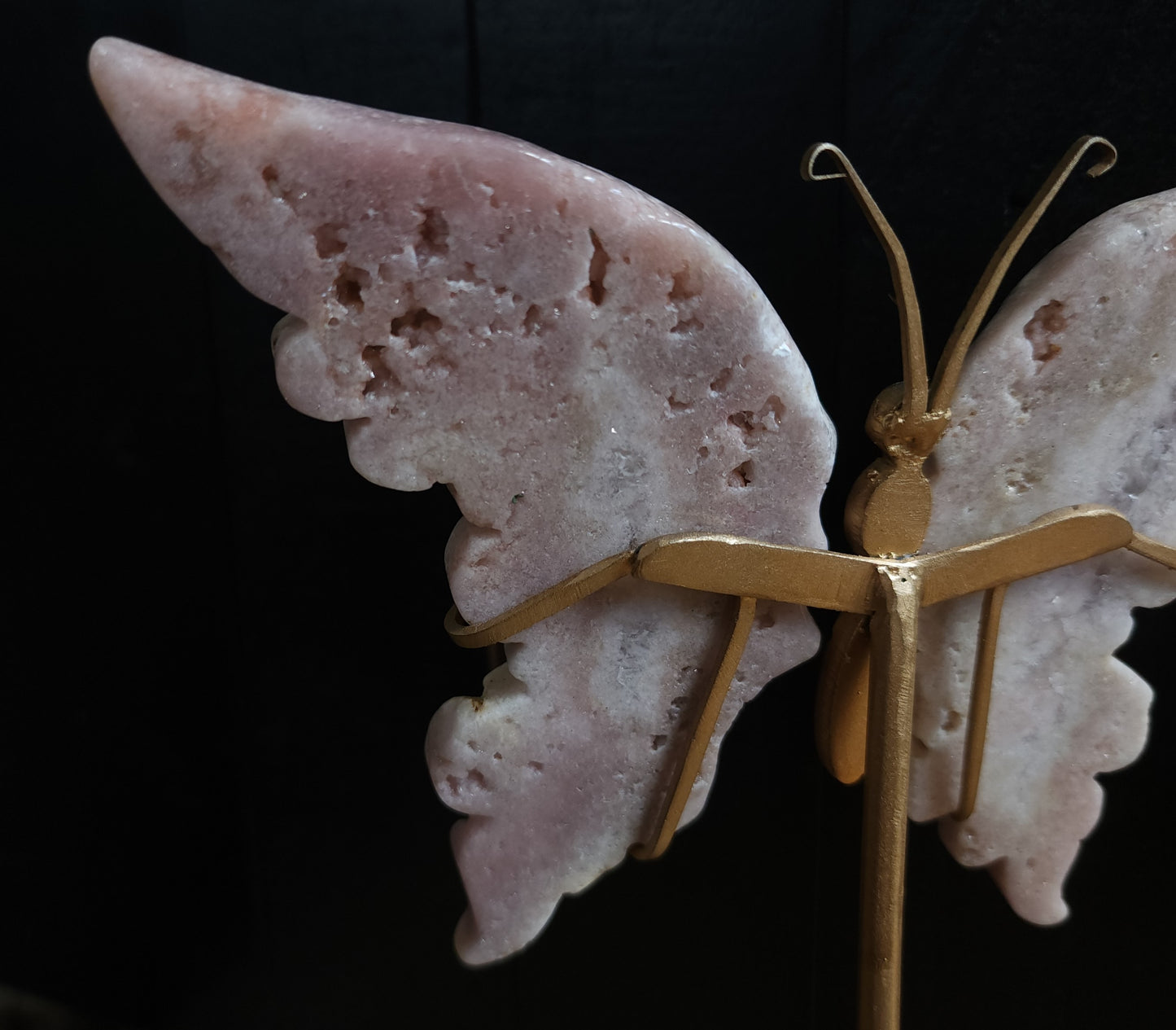 Pink Amethyst Butterfly Wings