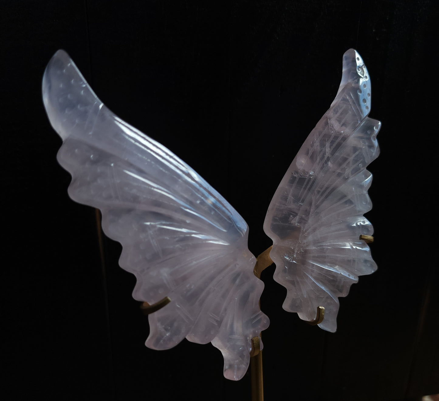 Rose Quartz Fairy Wings