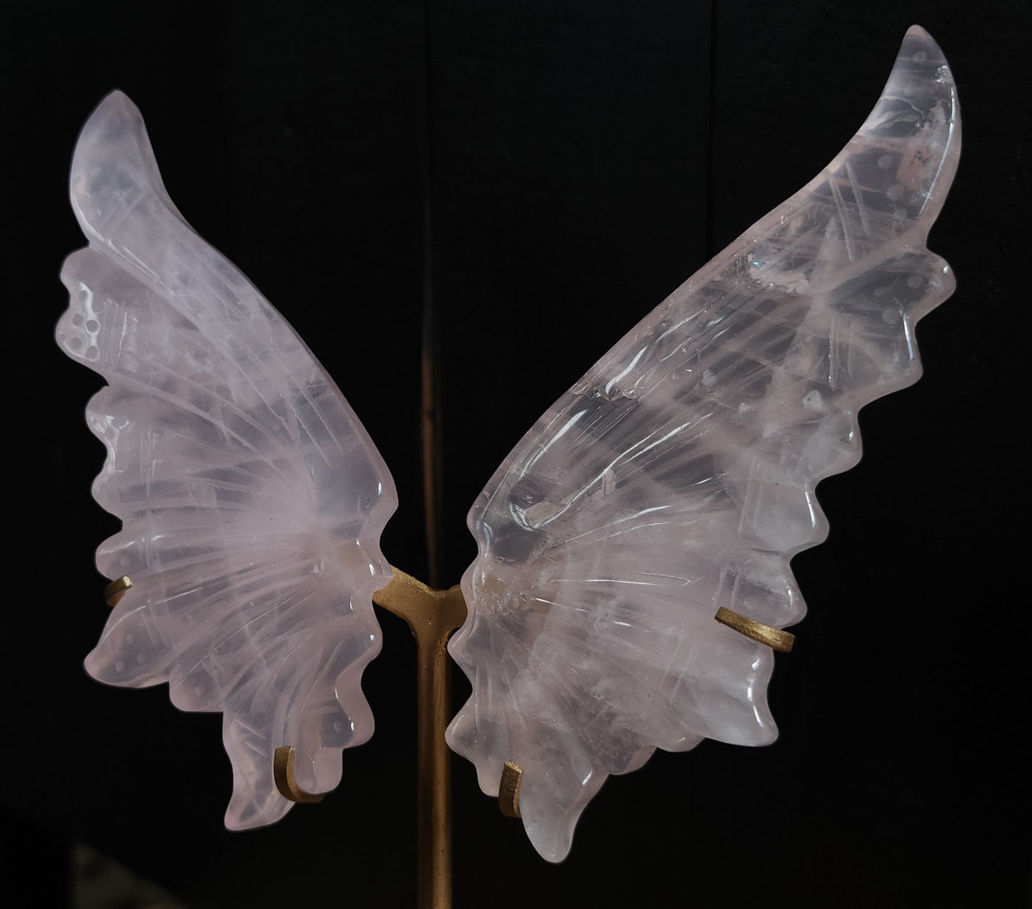 Rose Quartz Fairy Wings