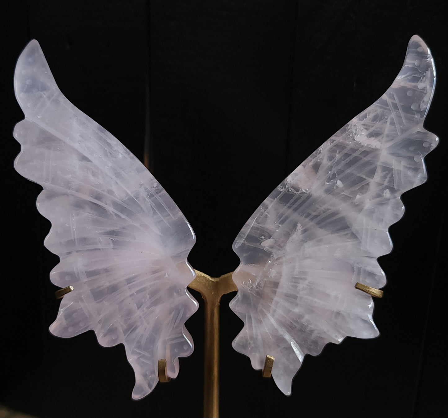 Rose Quartz Fairy Wings