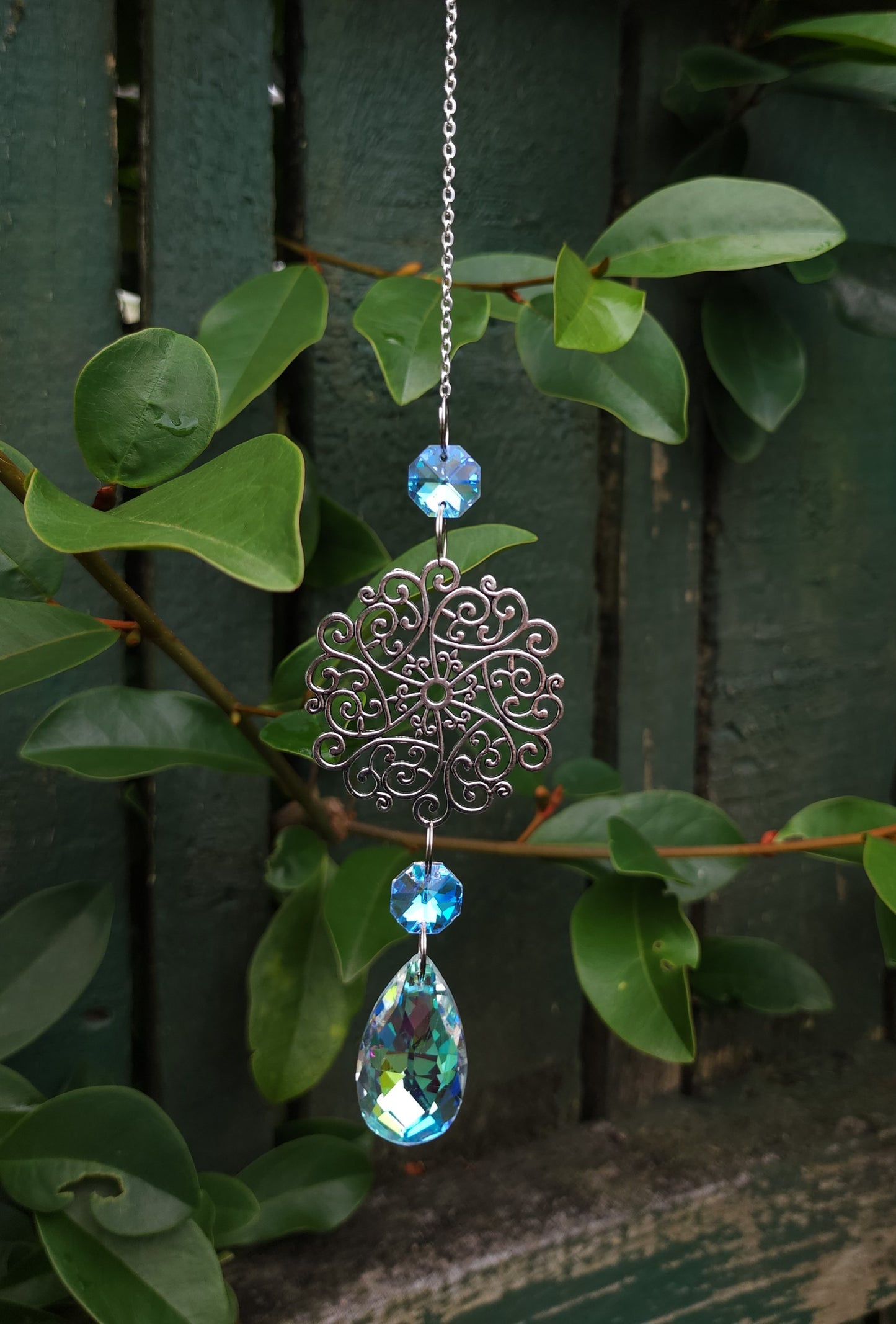 Whimsical Mandala Suncatcher