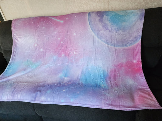 Fantasia Galaxy Minky Blanket