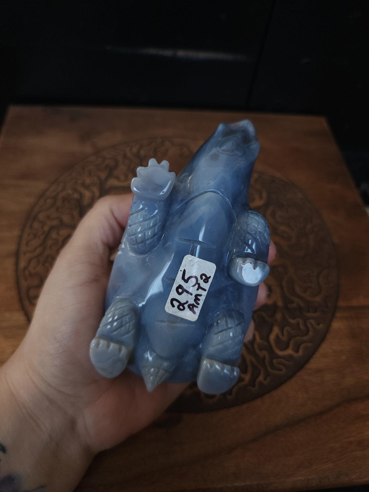 Agate & Amethyst Cluster Turtle Carving