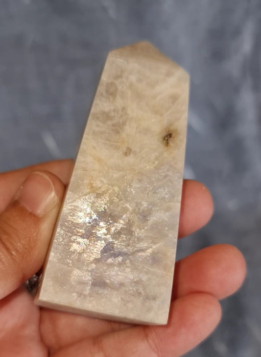 Belomorite - Blue Flash Moonstone Point