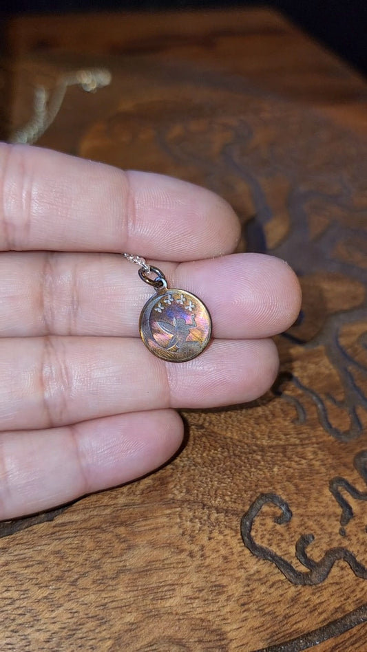 Sterling Silver Moon Fairy Necklace