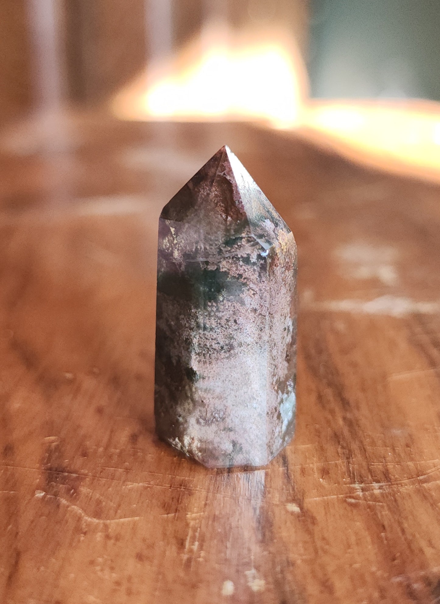 Lodolite Point AAA Garden Quartz