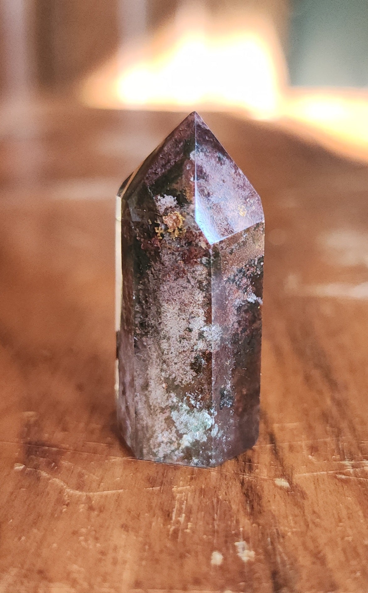 Lodolite Point AAA Garden Quartz