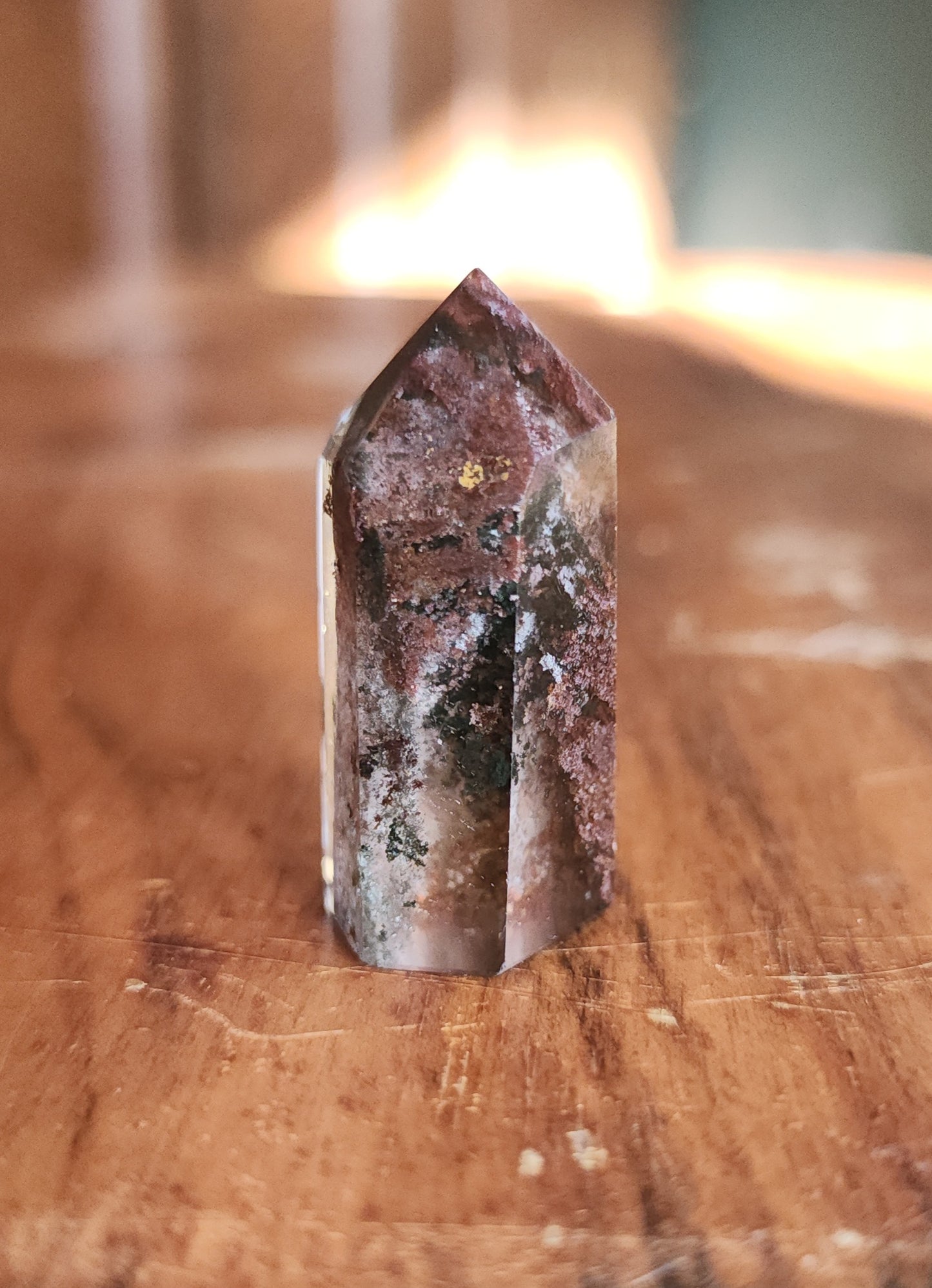 Lodolite Point AAA Garden Quartz